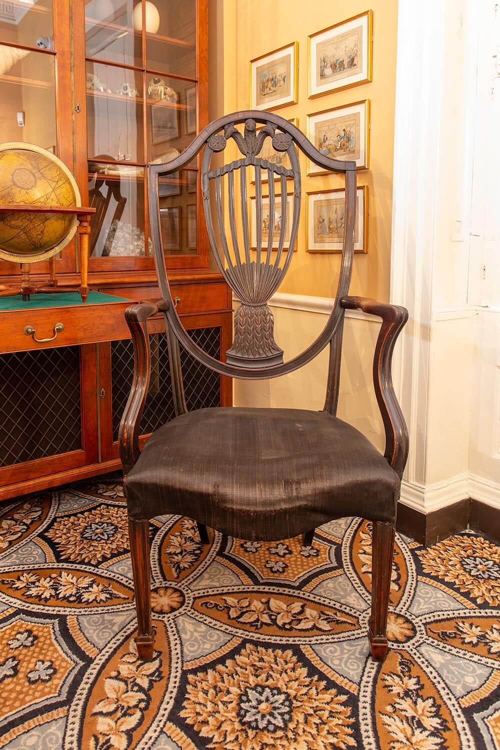 A George III Mahogany Masters Chair